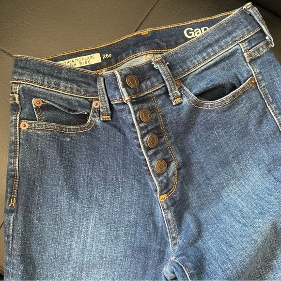 GAP AUTHENTIC FLARE LEG JEANS - Picture 8 of 10
